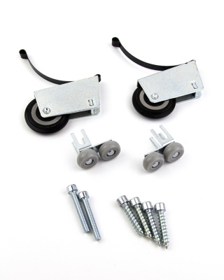 Ролики усиленные ассиметрия, одинарное крепление( Слим)