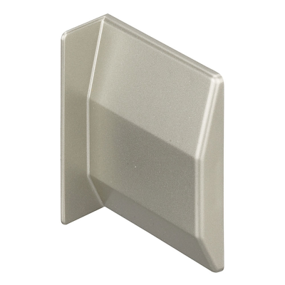 Заглушка для мебельного навеса,металлическая,никель,правая(400 шт/уп)