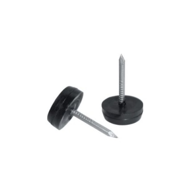 Подпятник пластиковый с гвоздем, ЧЁРНЫЙ (1000/40000 шт) (011-000042)
