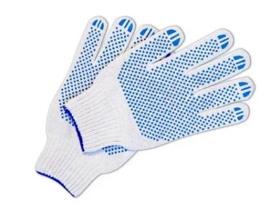 Перчатки х/б "ТОЧКА" 4-нитки 10-й класс (500 пар) (02-009-000053)