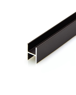 7.ПАРТНЕР профиль межсекционный без самореза, Бронза матовая (5,8м) Econom