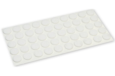 Подпятник фетровый D-24 Белый (48 наклеек/лист) (50л/уп)