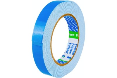Клейкая лента 19 мм х 50 м 2-х сторон.на вспен. основе ГОЛУБАЯ (20 шт) (02-009-000059)