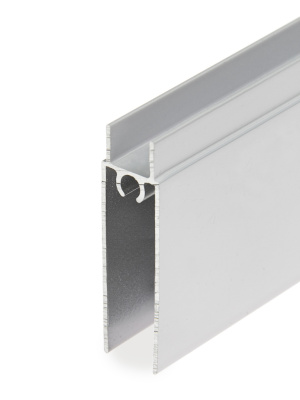 3.AL`OK Профиль горизонт. нижн., Белый глянец (6м)