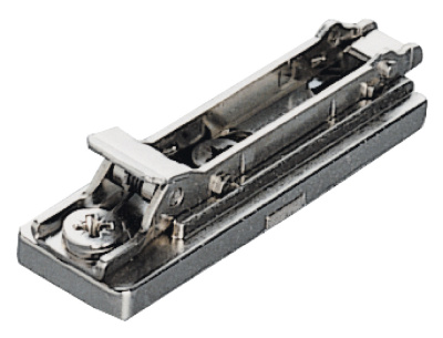 Линейная монтажная планка Häfele Metalla 510 SM, h=3 мм, под шуруп, антрицит