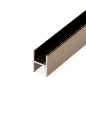 6.ПАРТНЕР Профиль межсекционный без самореза, Шампань матовая (6м) Econom