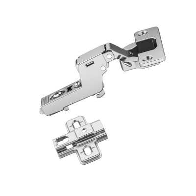 Петля Metalla 110 SM вкладная, УО 105°, 48/6 SC + монтажная планка h=2мм под шуруп