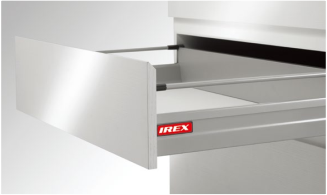 IREX BOX Выдвижной ящик 500мм с 1 рейлингом белый