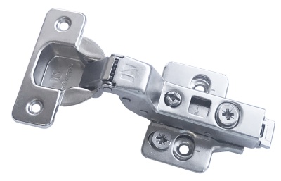 Петля полунакладная с доводчиком 3D регулировка в 4-х позициях (010-000087)