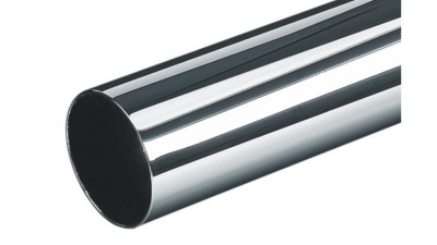 Труба круглая d=10 х 1мм х 3м хром  (30 шт/уп) мягкая картон