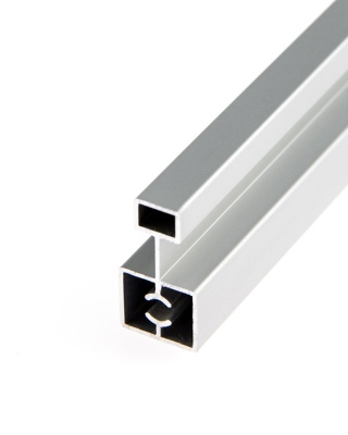 Профиль горизонт. средний для системы Slim, хром матовый, 5,8м.