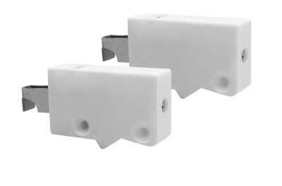 Навес кух белый регулируемый КОМПЛЕКТ (2шт+заглушки)