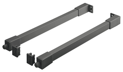 Matrix Box A, комплект квадратных релингов, антрацит, 450 мм