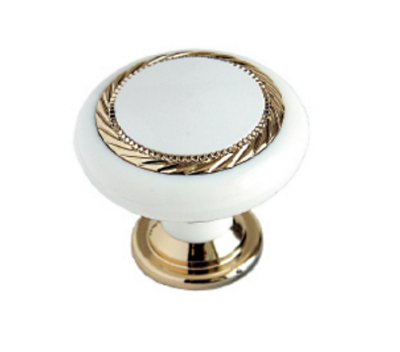 Ручка К4 бел.+зол. (002-000667)