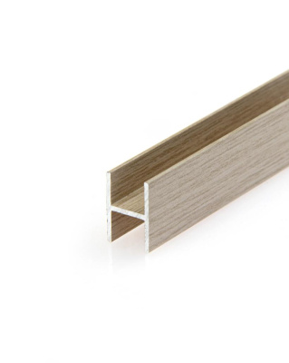 6.AL`OK Профиль межсекционный, Дуб Дымчатый (6м)