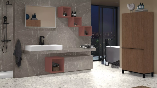 ЛДСП 16 мм AU335 Красно-коричневый 2800*2070 ST9