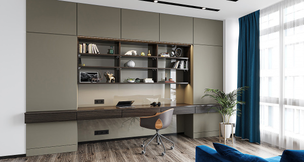 Панель EVOGLOSS  Р003  Темно-серый матовый 18*2800*1220