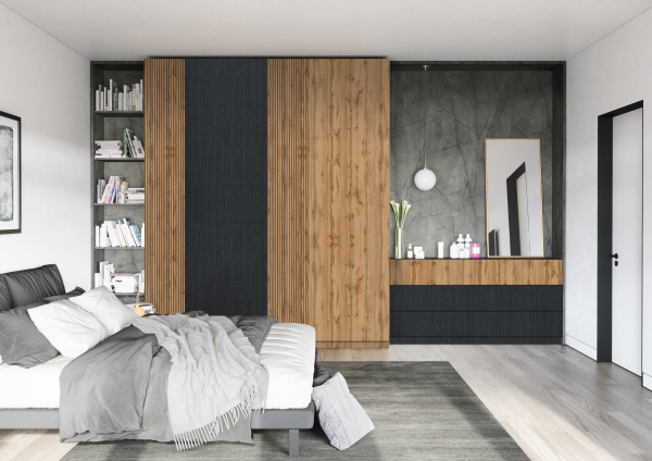 ЛДСП Дуб Вотан 25 мм U2167 2750*1830 TS