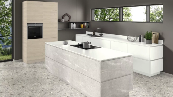 ЛДСП 16 мм F243 Мрамор Кандела светло-серый 2800*2070 ST10