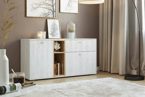 ЛДСП Дуб Харбор Белый 16 мм U31180 2750*1830 PR